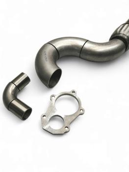 76mm Downpipe Bausatz für internes Wastegate 5-Loch Abgasseite Garrett Pulsar